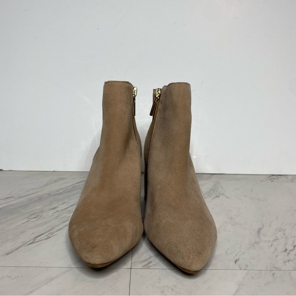 New! Blondo Tasel Tan Suede Pointy Toe Bootie 7M - Picture 2 of 14